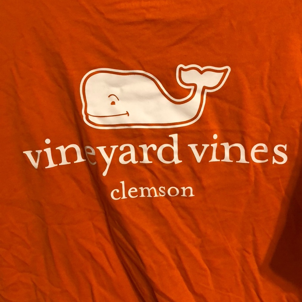 long sleeve vineyard vines clemson shirt